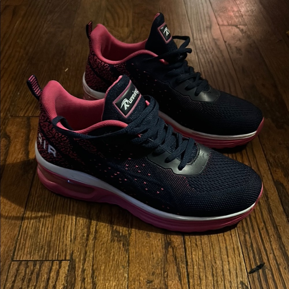 Nike Black and Pink Athletic Shoes